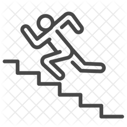 256x256 Running Practice Icon Of Line Style