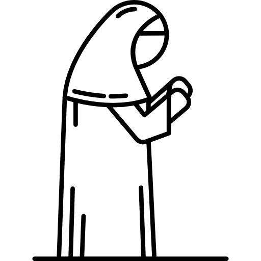 512x512 Muslim Woman Praying Icons Free Download