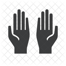 256x256 Pray Icon Of Glyph Style