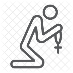 Prayer Icon Of Line Style 256x256 Prayer Icon Of Line Style