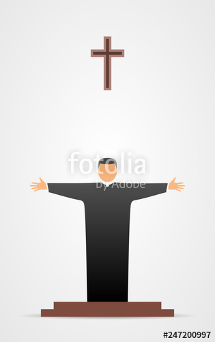 315x500 Christian Preacher Icon Stock Image And Royalty Free Vector