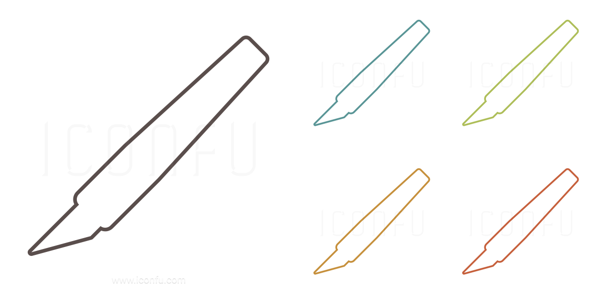 1200x600 Precision Knife Icon
