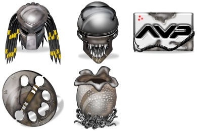 390x260 Alien Vs Predator Iconset