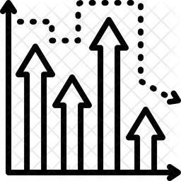 256x256 Market Prediction Icon Of Line Style