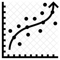 256x256 Trend Prediction Icon Of Glyph Style