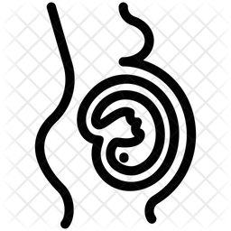 256x256 Pregnant Woman Icon Of Line Style