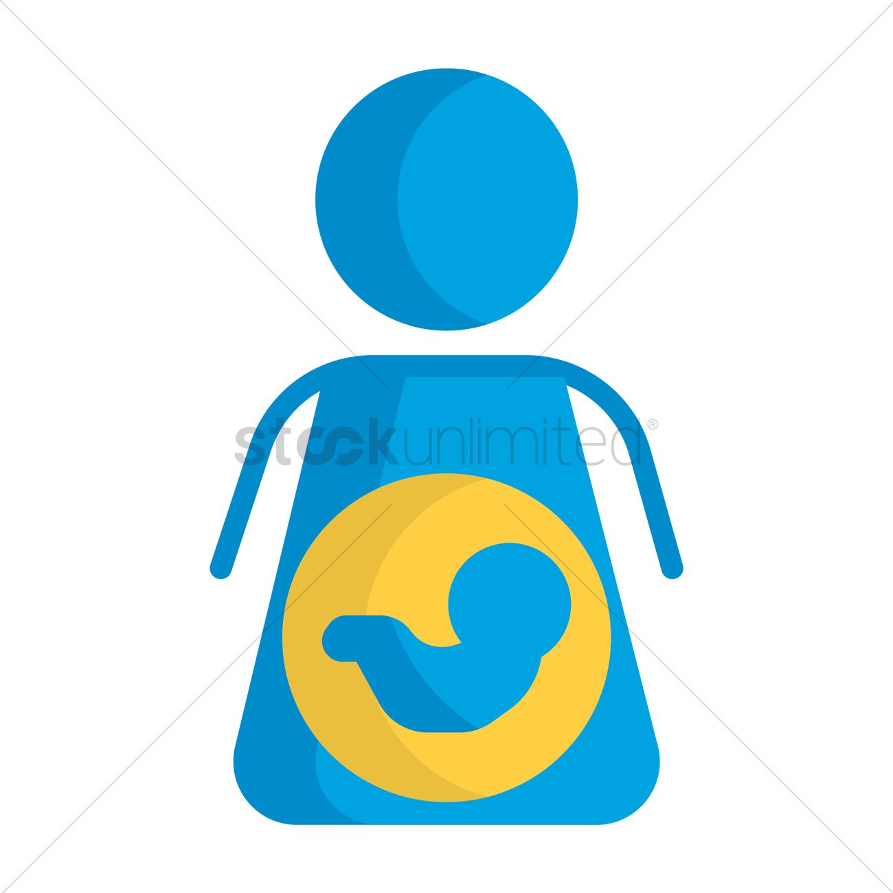 1300x1300 Pregnant Woman Icon Vector Image