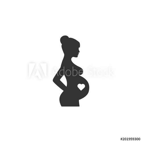 500x500 Pregnant Woman Icon Simple Element Illustration Pregnant Woman