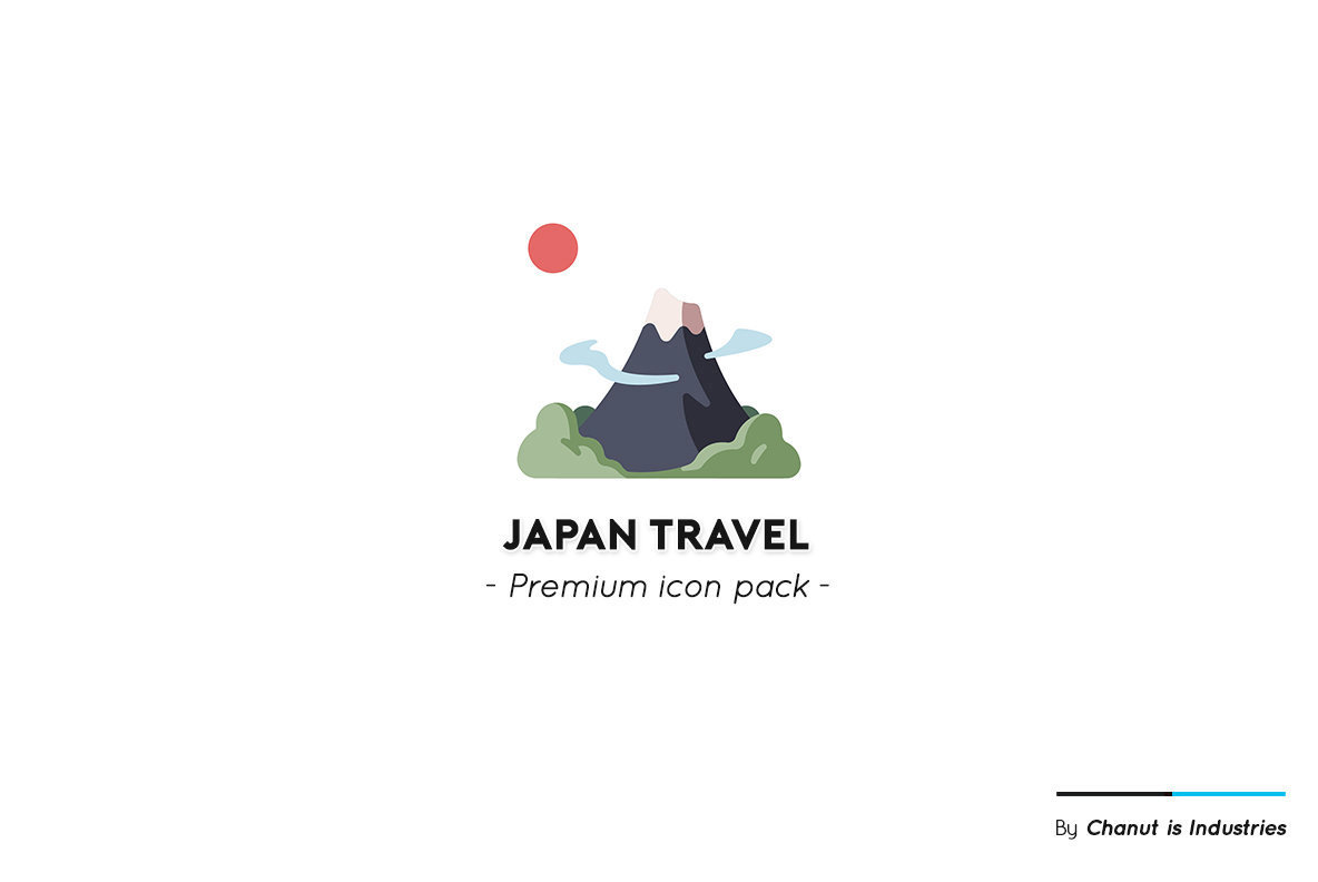1184x792 Japan Travel Premium Icon Pack