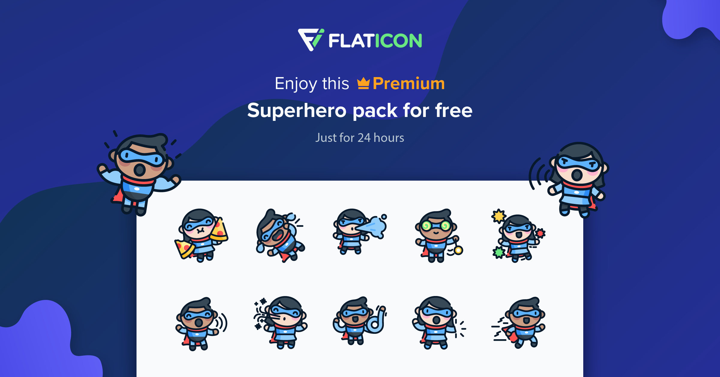 2401x1257 Flaticon Premium Icon Pack For Free Only In The Next Hours