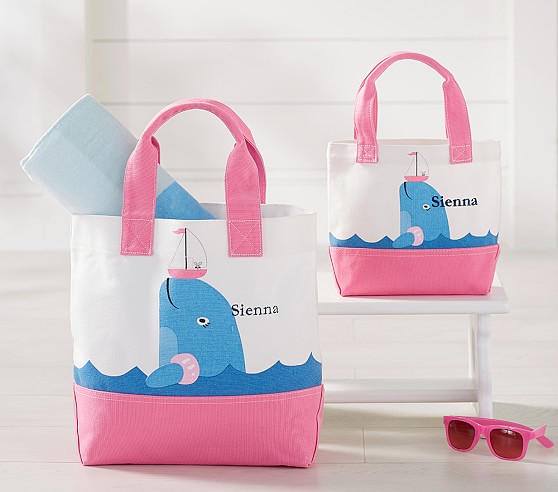 558x492 Happy Whale Preppy Icon Kids Tote Pottery Barn Kids