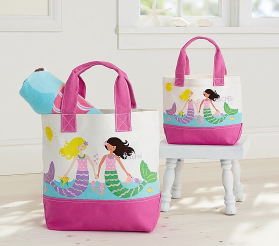 558x492 Mermaid Preppy Icon Kids Tote Pottery Barn Kids