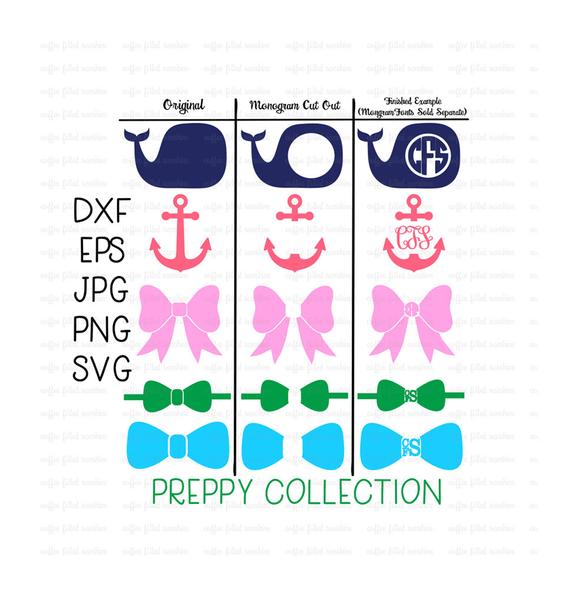 570x589 Preppy Icons Preppy Collection Preppy Whale Preppy Etsy