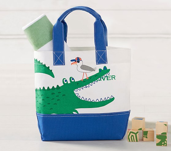 558x492 Alligator Preppy Icon Kids Tote Pottery Barn Kids