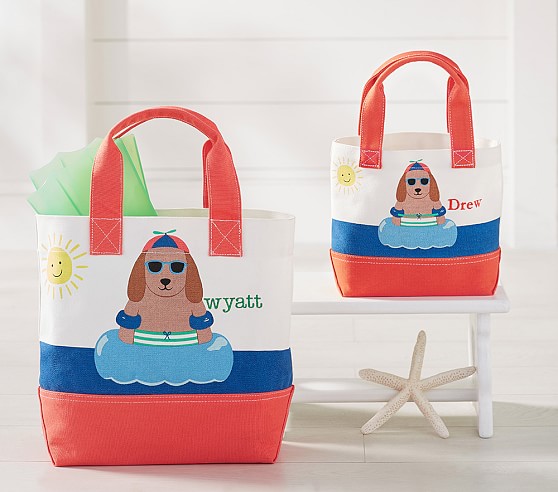 558x492 Beach Dog Preppy Icon Kids Tote Pottery Barn Kids