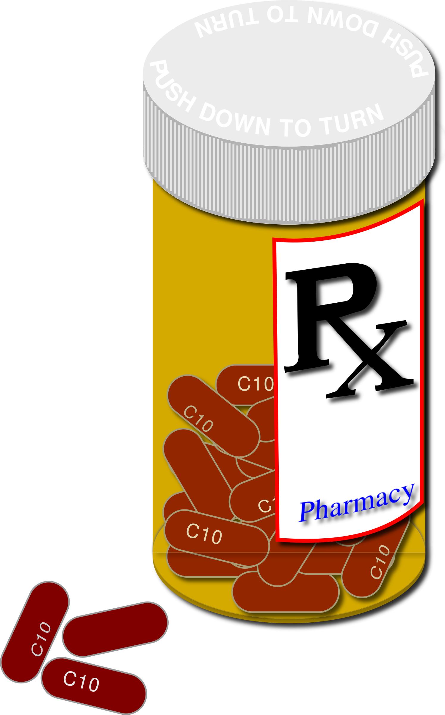 1496x2400 Prescription Bottle And Pills Icons Png
