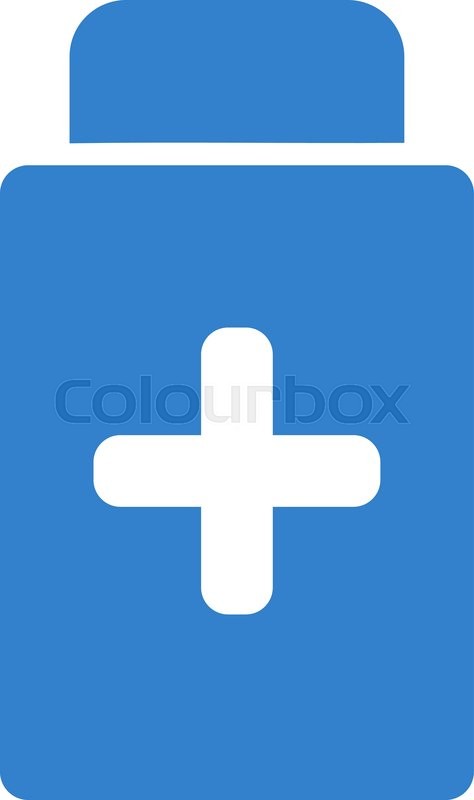 474x800 Medication Bottle Vector Icon Style Stock Vector Colourbox