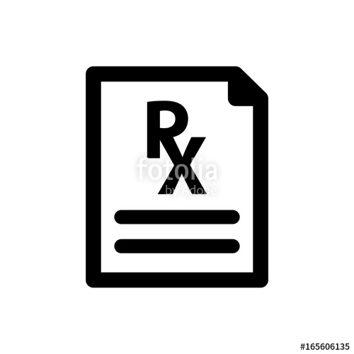 500x500 Prescription Icon Stock Image And Royalty Free Vector