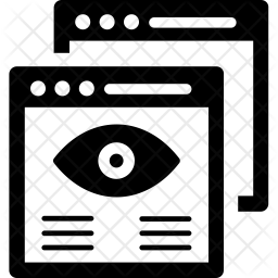 256x256 Online Presence Icon Of Glyph Style