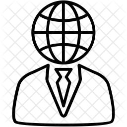 256x256 Online Presence Icon Of Line Style