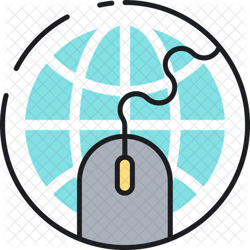 512x512 Online Presence Icon Of Colored Outline Style