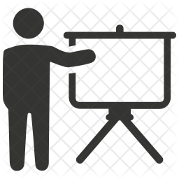 256x256 Presentation Icon Of Glyph Style