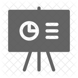 256x256 Presentation Icon Of Glyph Style