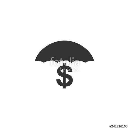 500x500 Preservation And Protection Money Icon Flat Stock Image