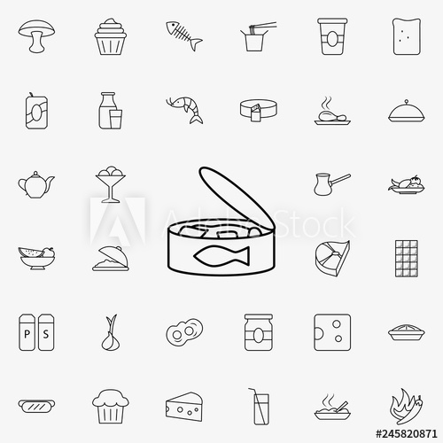 500x500 Fish Preservation Icon Food Icons Universal Set For Web