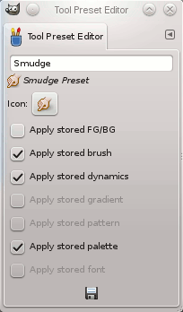 Tool Preset Editor 204x348 Tool Preset Editor