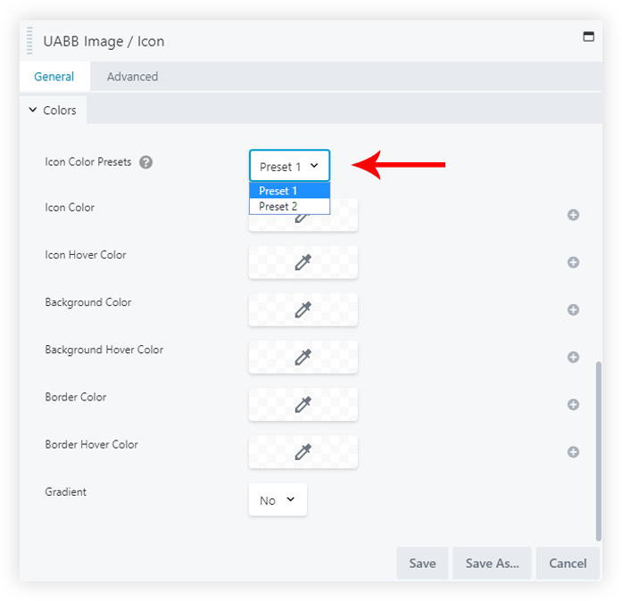What Are Presets In The Image Icon Settings Ultimate Addons 697x674 What Are Presets In The Image Icon Settings Ultimate Addons