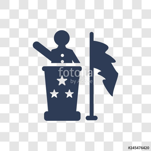 500x500 President Icon Vector Stock Image And Royalty Free Vector