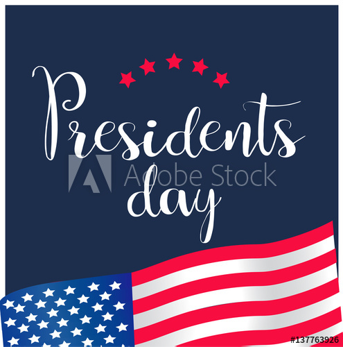 495x500 Presidents Day Icon Vector Stock Illustration