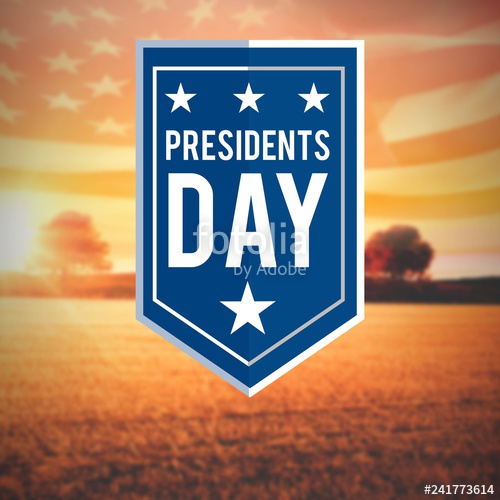 500x500 Composite Image Of Presidents Day Icon Stock Photo And Royalty