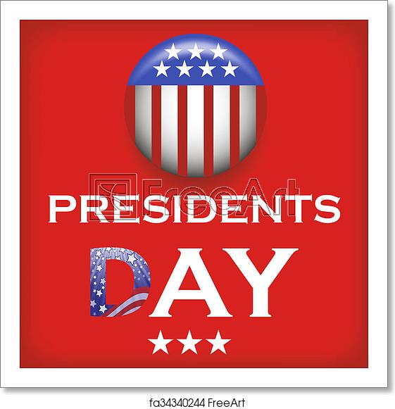 561x581 Free Art Print Of Presidents Day Icon Presidents Day Icon