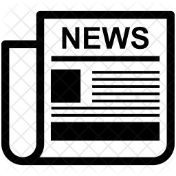 256x256 Press Release Icon Of Glyph Style