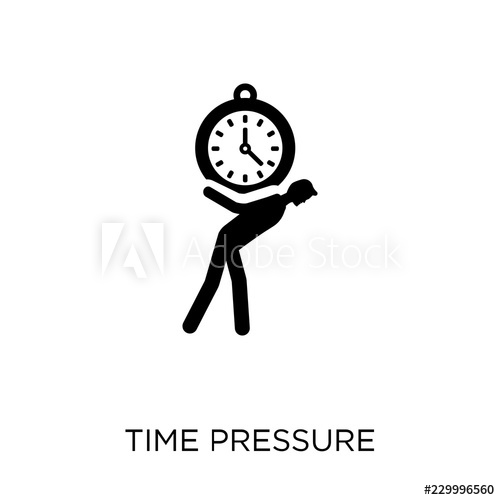 500x500 Time Pressure Icon Time Pressure Symbol Design From Time