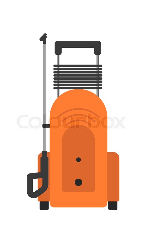 481x800 Portable Pressure Washer Isolated Icon Stock Vector Colourbox