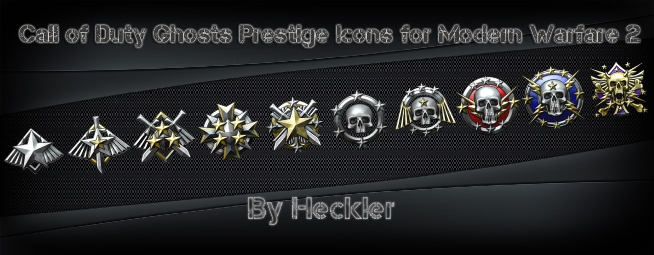 1280x500 Call Of Duty Ghost Prestige Icons
