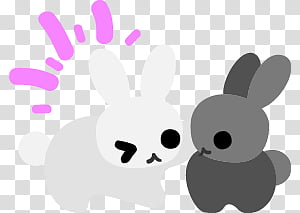 300x213 The Icons Of Pretty Rabbits, Easter Icon Transparent Background