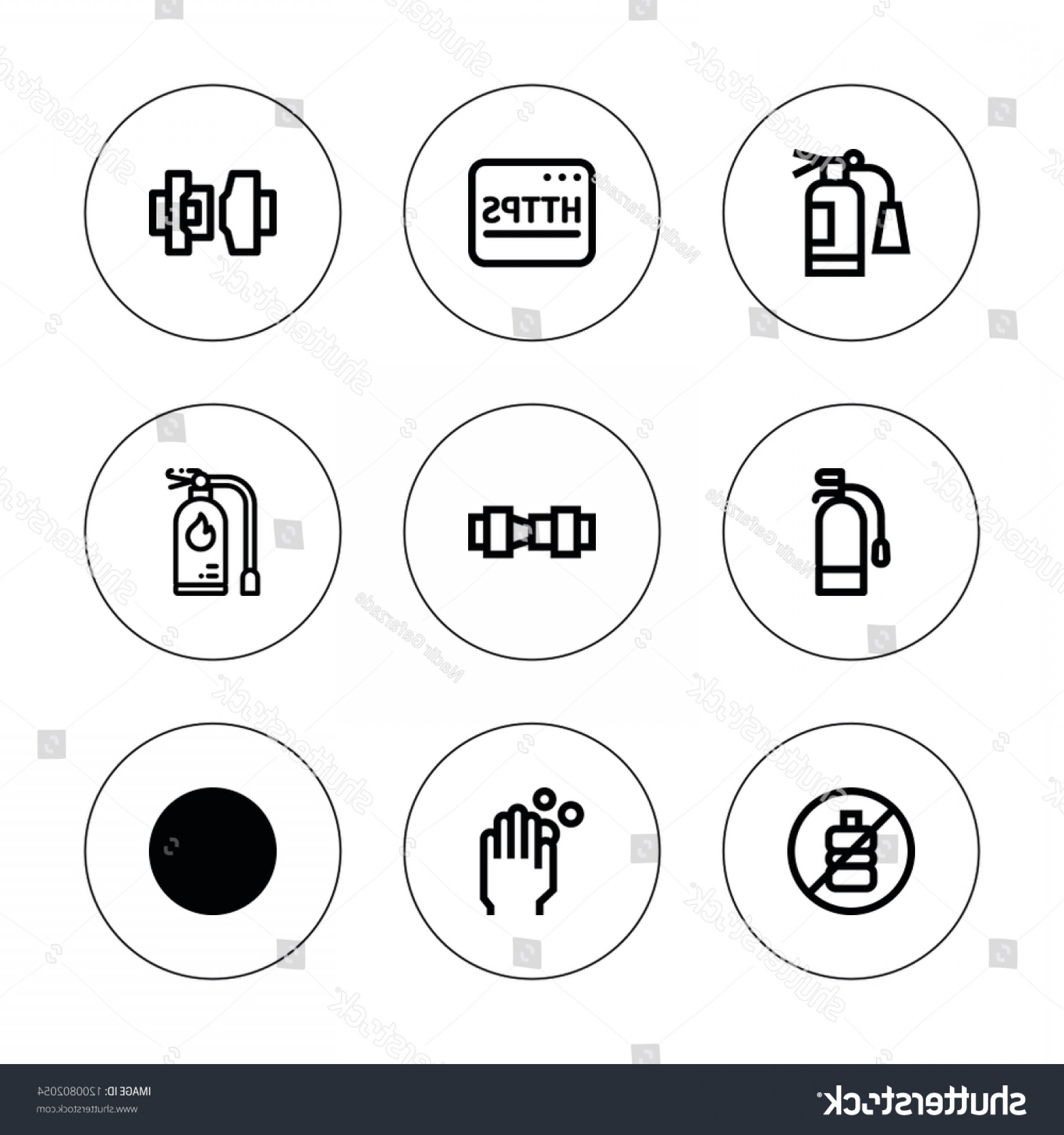 1800x1920 Prevention Icon Set Collection Outline Soidergi
