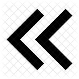 256x256 Previous Icon Of Glyph Style