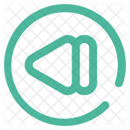 256x256 Previous Button Icon Of Line Style
