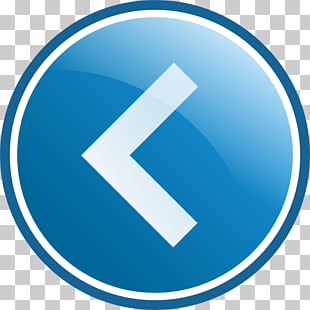 310x310 Button Icon, Previous Button Transparent Background, Round Blue