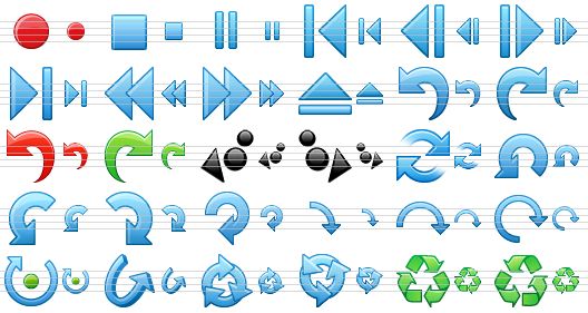 528x281 Small Arrow Icon Pack