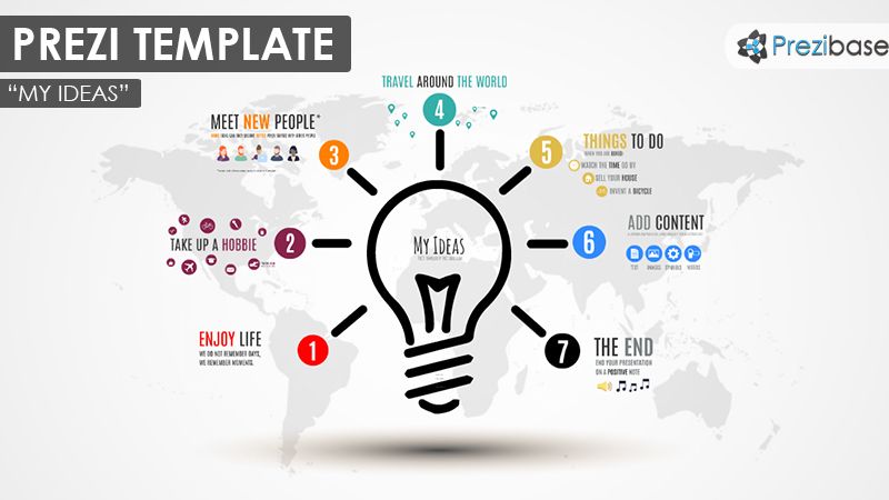 800x450 Prezi Template For Presenting Your Creative And Bright Ideas
