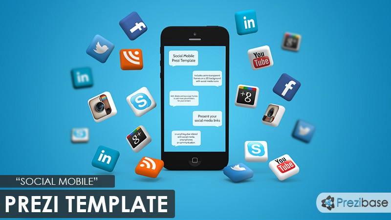 800x450 Social Mobile Prezi Presentation Template