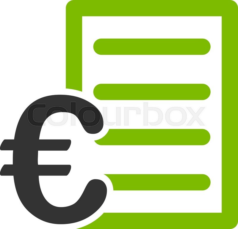 800x771 Euro Pricelist Vector Icon Style Is Stock Vector Colourbox