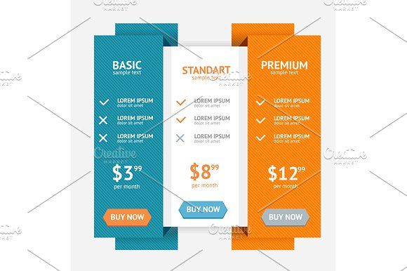 580x386 Pricing List Vector