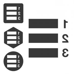 300x300 Price List Icon Vector Style Flat Studiogrfx